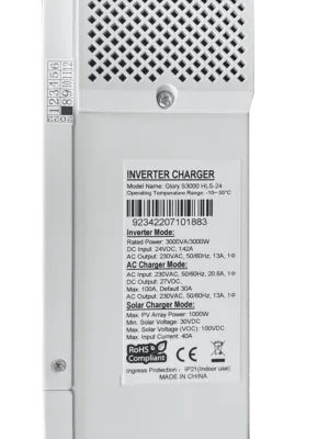 Solar-efficient hybrid inverter image.