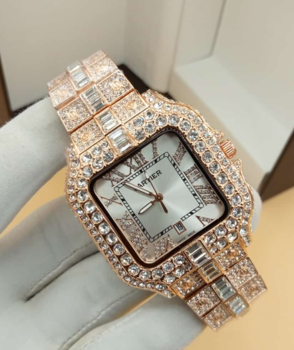 Cartier Iced Unisex Wristwatch