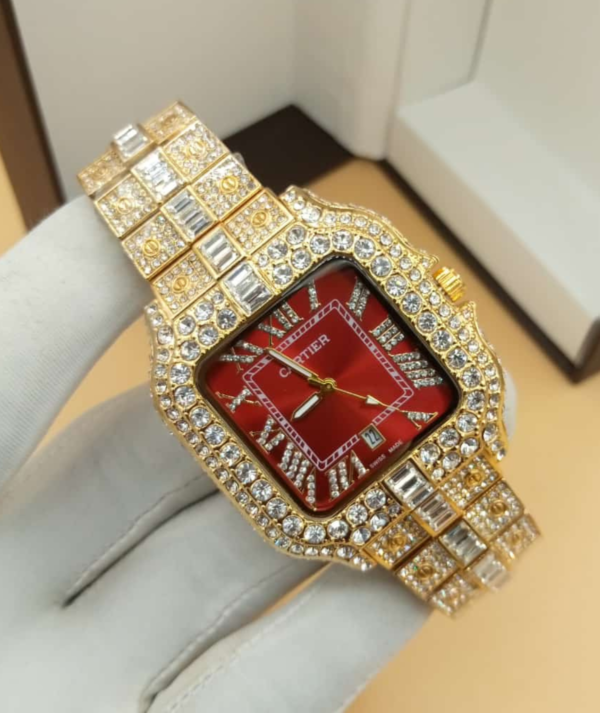 Cartier Iced Unisex Wristwatch