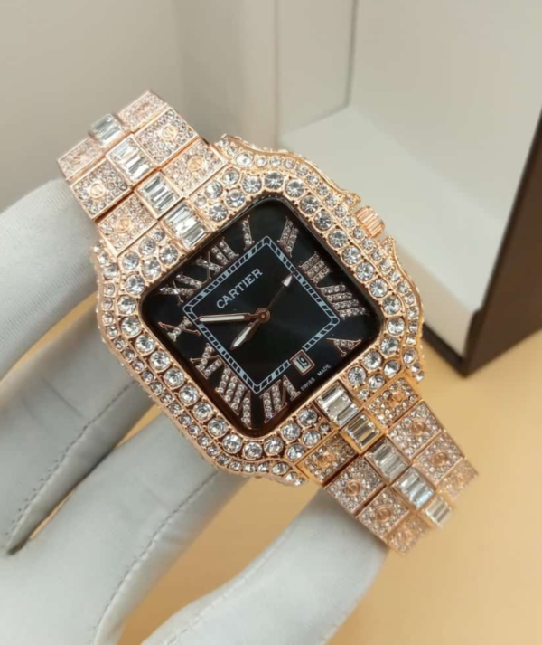 Cartier Iced Unisex Wristwatch