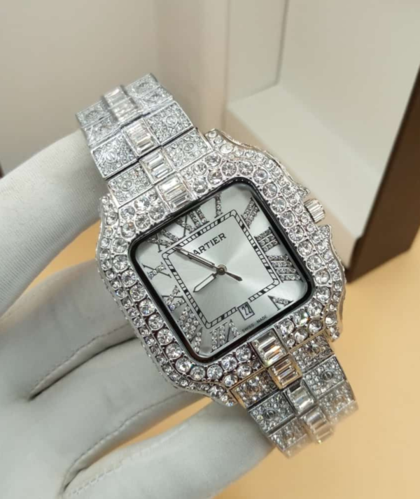 Cartier Iced Unisex Wristwatch