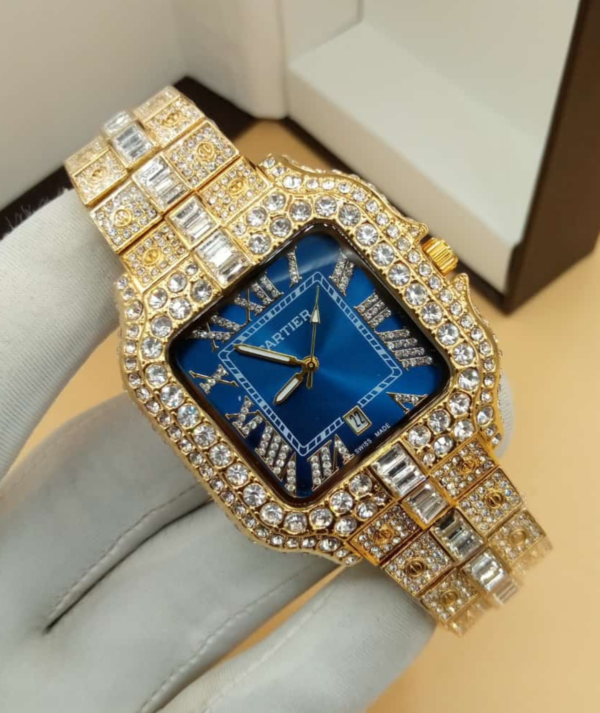 Cartier Iced Unisex Wristwatch