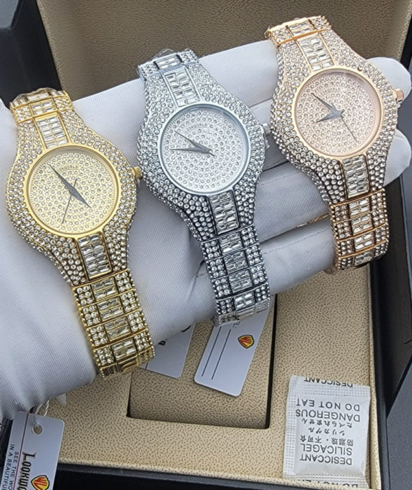 Ladies Crystal Iced Wristwatch