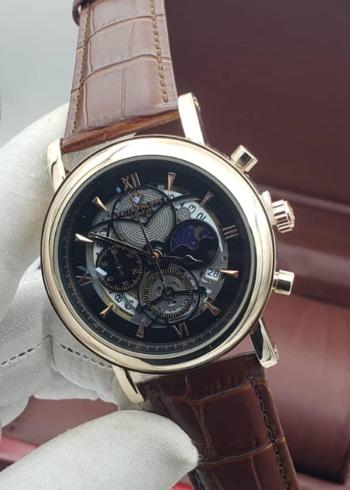 Patek philippe genuine leather hot sale